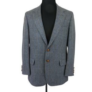 VanJulian for Dillard's Grey Wool Sport Coat Jacket - Men's Size 42